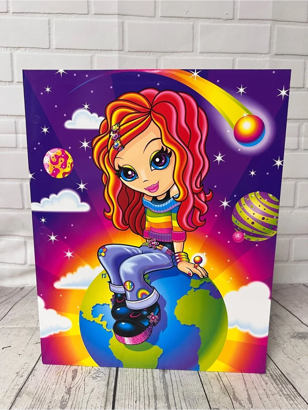 Lisa Frank 2005-06 Y2K 2-Pocket Folder Terra Linda NEW UNPUNCHED Vintage